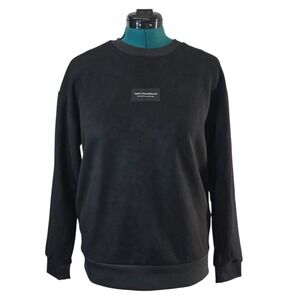 Zara Black Graphic Text Sweatshirt Casual‎ Everyday Trust Your Feelings M